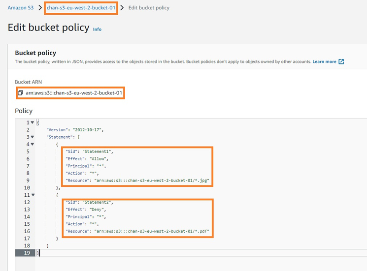 1-Bucket-policy