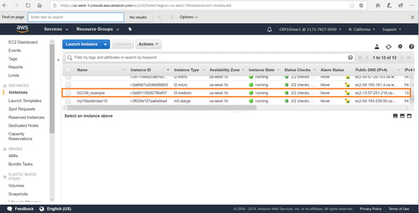 View the Cloud Manager deployed in AWS console
