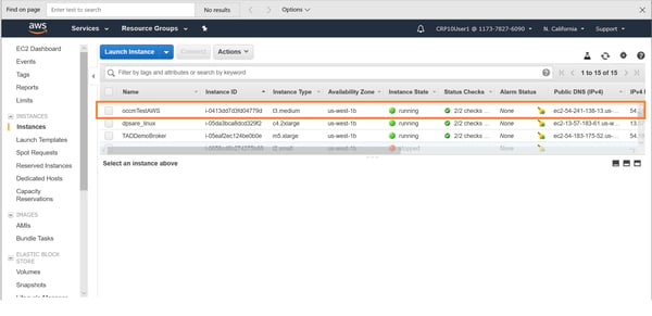 See the Cloud Manager instance being provisioned in the AWS console