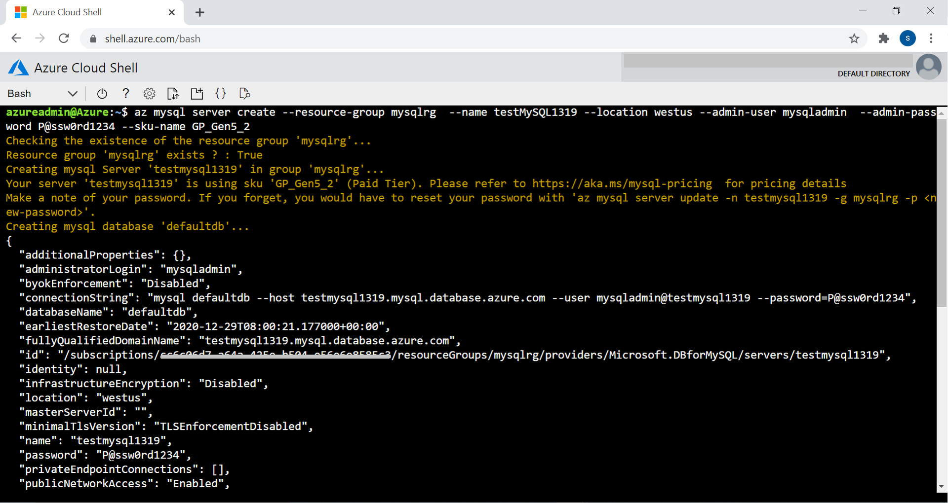 How to Automate Azure MySQL Deployment Using Azure CLI