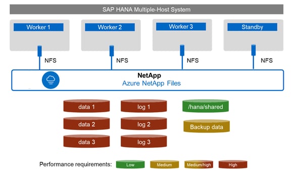 Multi-host SAP deployments using ANF  As