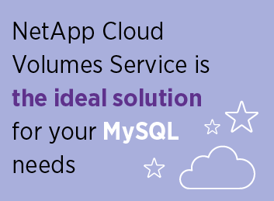 Cloud Volumes Service with MySQL