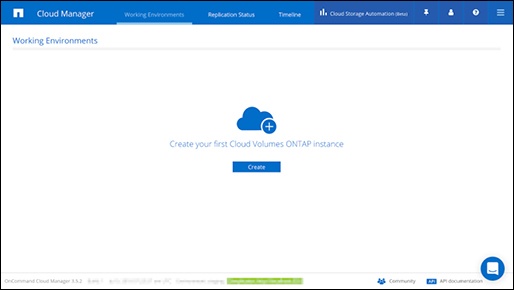 Create your first cloud volumes ONTAP instance_netapp