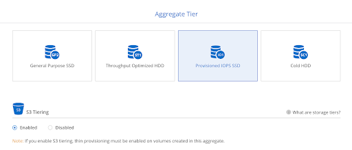 Creating Amazon EBS storage