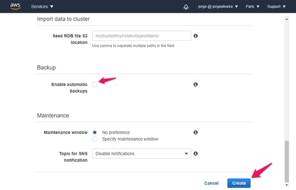 Import Backup Maintenance