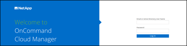 OnCommand Cloud Manager
