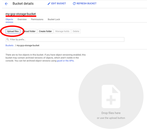 My GCP Storage Bucket