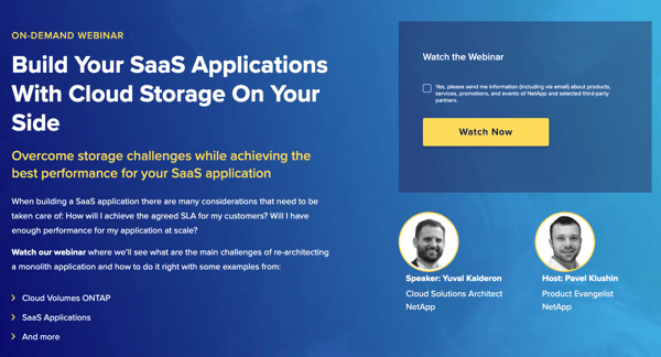 On-Demand webinar - Build Your SaaS Applications with Cloud Storage On Your Side