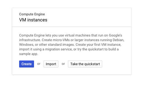 Compute Engine VM Instances