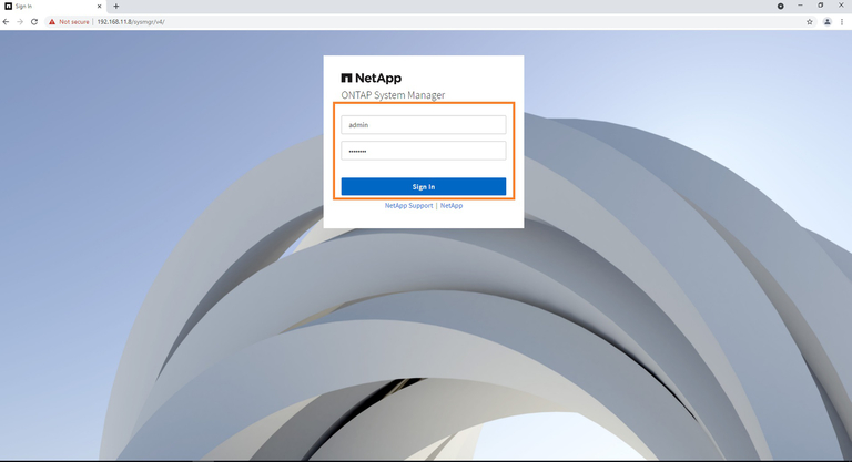 System manager login