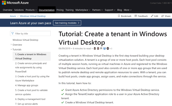 Tutorial: Create a tenant in Windows Virtual Desktop