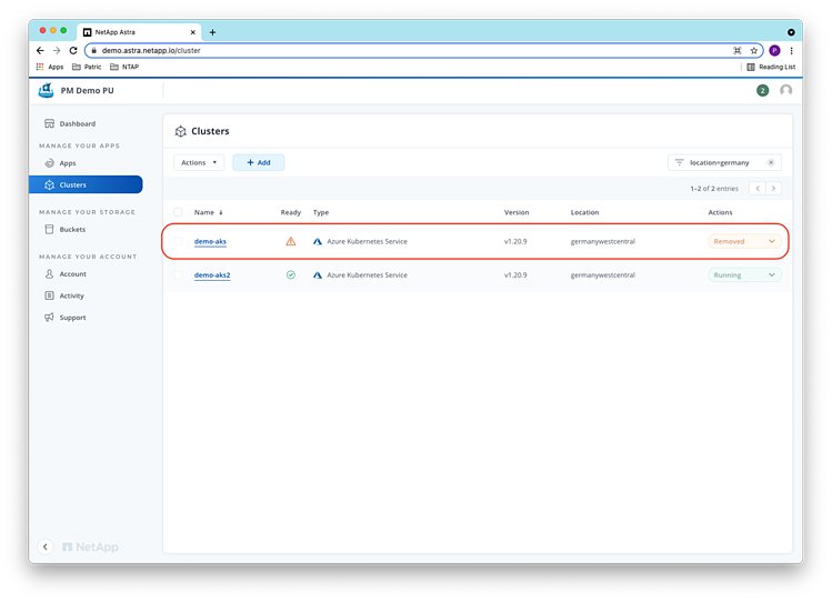 Disaster Recovery of AKS workloads with Astra Control Service and Azure ...