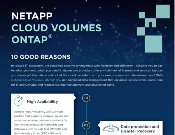 10 Good Reasons for NetApp CVO