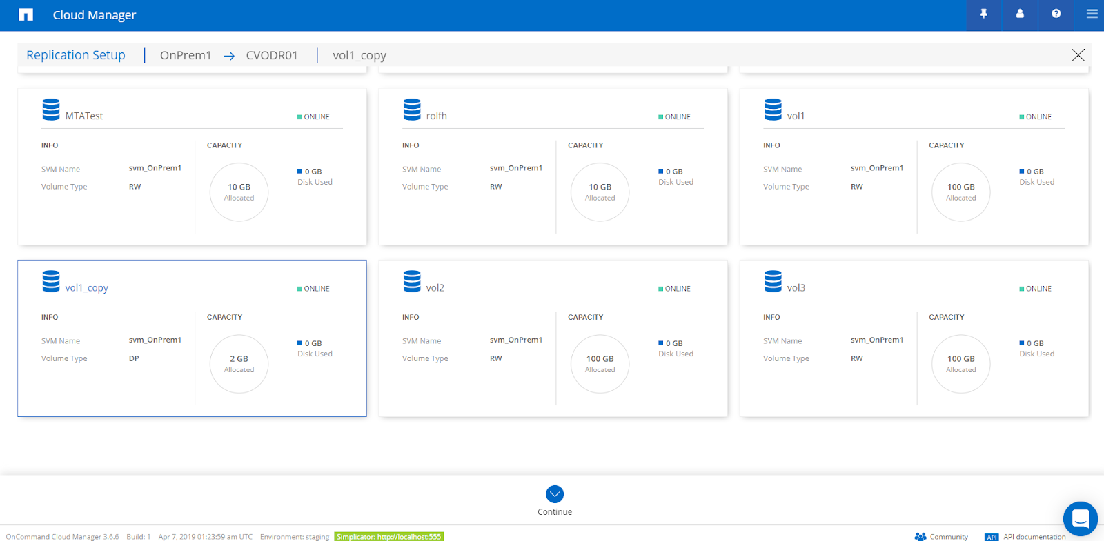 Replication Setup