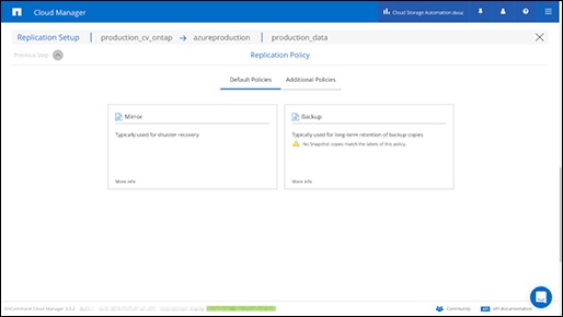 replication policy_netapp