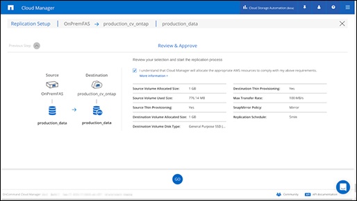 review and approve cloud manager