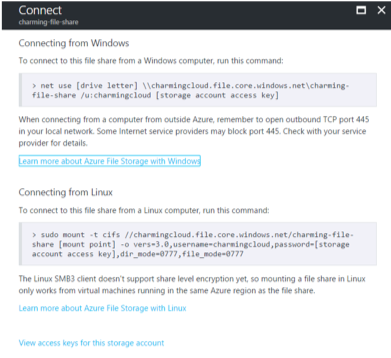 Azure File Storage