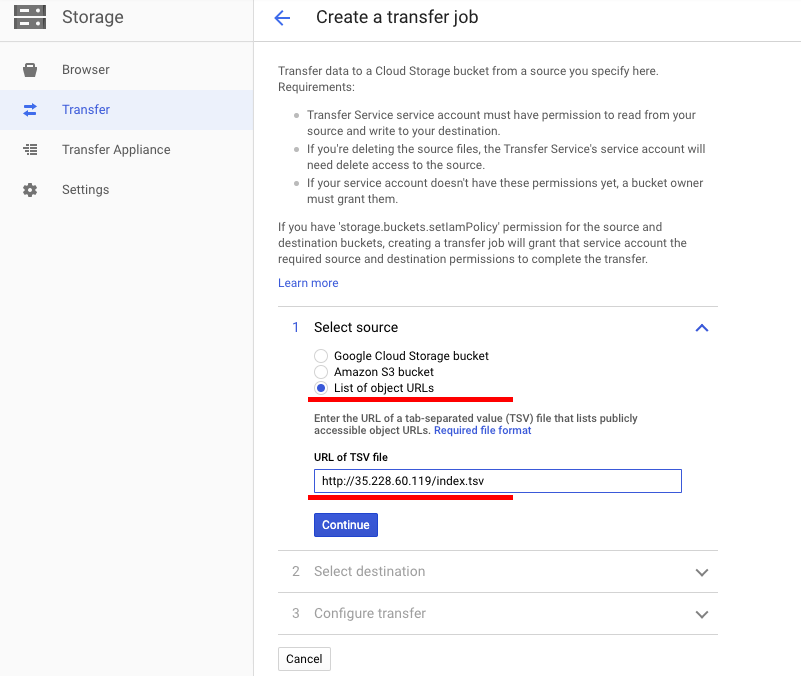 Storage and data transfer 