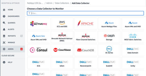 Choose a Data Collector to Monitor