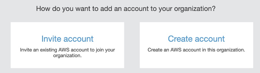 Fig. 5: Add account to AWS Organizations