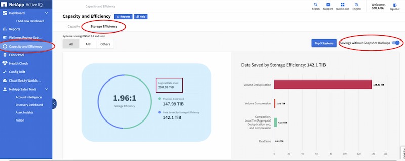 Storage Efficiency