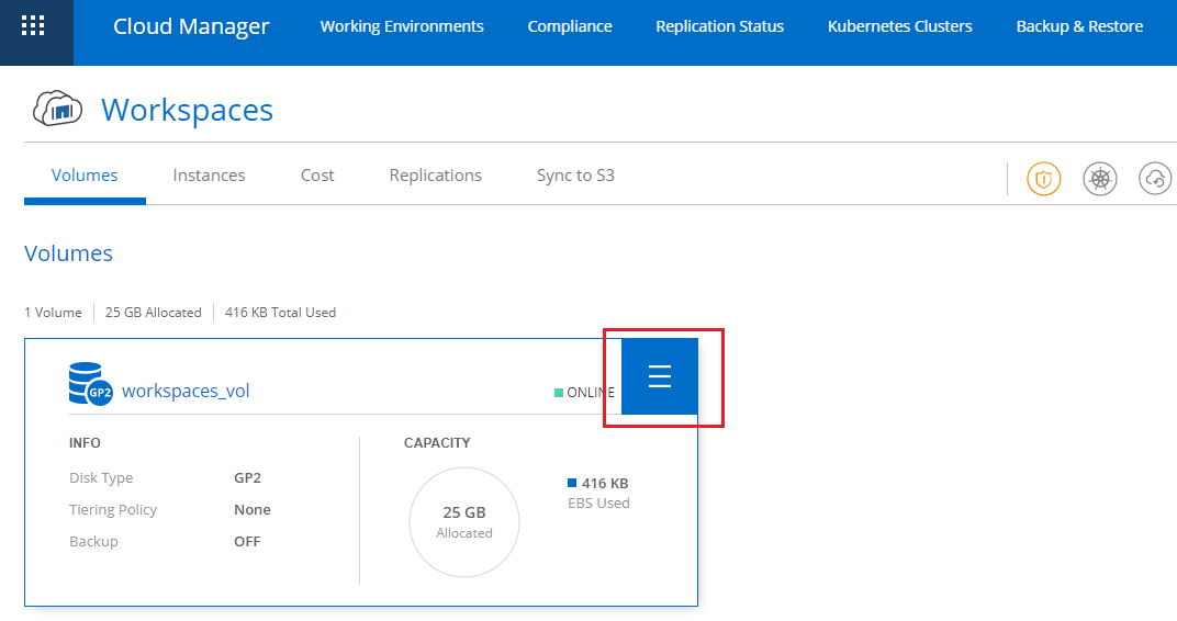 cloud volumes ontap